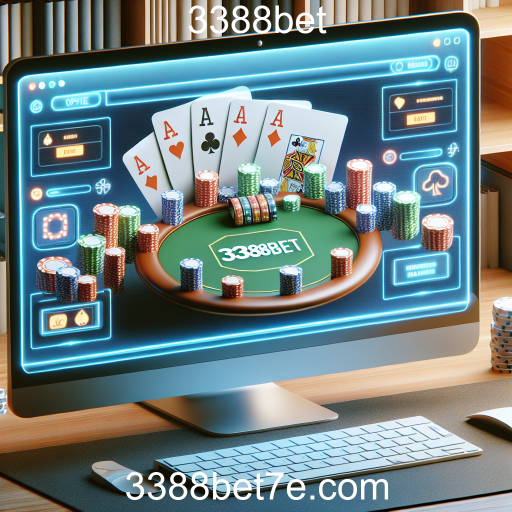 Atração do Poker Virtual na 3388bet